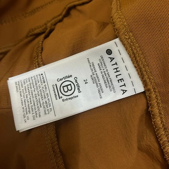 New Women’s plus size Athleta drawstring joggers Brooklyn pants Sz 24 - Picture 4 of 4